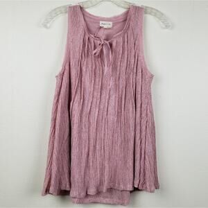 Meadow Rue | Blush Pink Swing Tank, Size XS